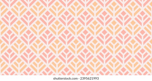 Geometric seamless pattern with cute and beautiful colors for decoration, wallpaper and fabric