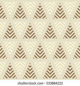 Geometric Seamless Pattern. Decorative Background. Vector Illustration.