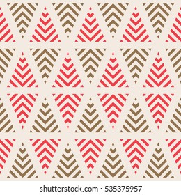 Geometric seamless pattern. Decorative background. Vector illustration.