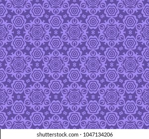 Geometric seamless pattern. Decorative floral style. Art deco. Vector illustration