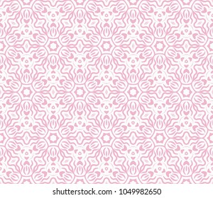 Geometric seamless pattern. Decorative floral style. Art deco. Vector illustration