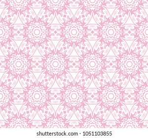 Geometric seamless pattern. Decorative floral style. Art deco. Vector illustration