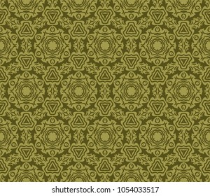 Geometric seamless pattern. Decorative floral style. Art deco. Vector illustration