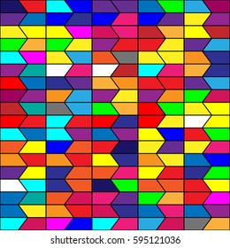 Geometric seamless pattern design
