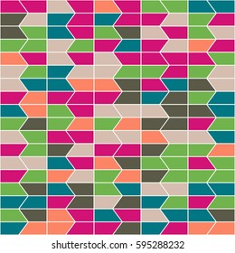 Geometric seamless pattern design