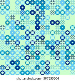 geometric seamless pattern design