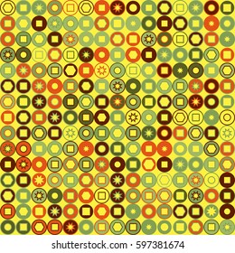 Geometric seamless pattern design