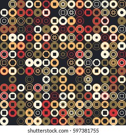 Geometric seamless pattern design