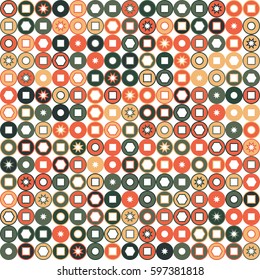 Geometric seamless pattern design