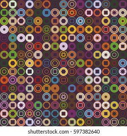 Geometric seamless pattern design