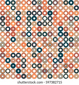 Geometric seamless pattern design