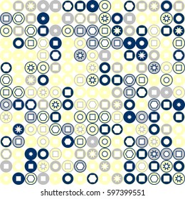 Geometric seamless pattern design
