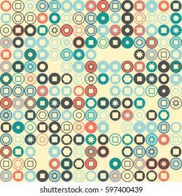 Geometric seamless pattern design