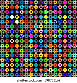 Geometric seamless pattern design