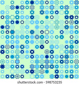 Geometric seamless pattern design