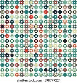 Geometric seamless pattern design