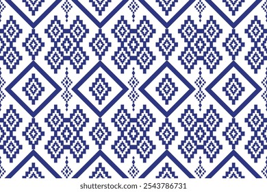 Geometric seamless pattern design for background, illustration, fabric,ethnic,clothing, carpet, silk,wallpaper, textile, batik,sarong,embroidery,card,backdrop,book cover on white background.