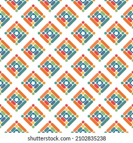 Geometric Seamless Pattern Design EPS 10