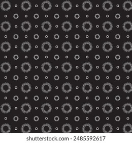 Geometric seamless pattern design. Floral pattern.