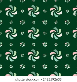 Geometric seamless pattern design. Floral pattern.