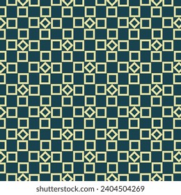 geometric seamless pattern design with green background