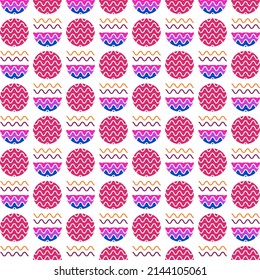 Geometric seamless pattern design illustration