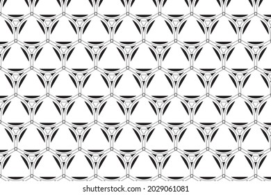 The geometric seamless pattern design. Modern stylish texture. Repeating geometric tiles with hexagonal elements