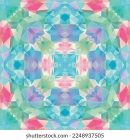 Geometric seamless pattern design, Repeat textile design. Fabric print