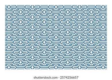 Geometric Seamless Pattern Design Template.