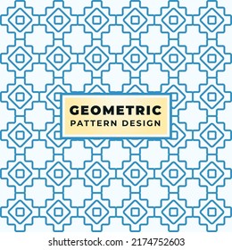 Geometric Seamless Pattern Design for Textile, Fabric Fashion Brand