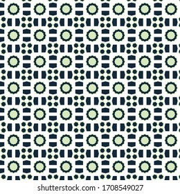 geometric seamless pattern design in vector