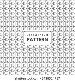 Geometric seamless pattern design. Vector Illustrator