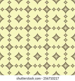 Geometric seamless pattern with diamonds 