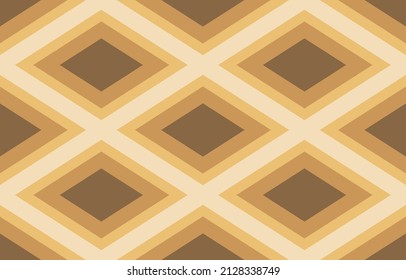 Geometric seamless pattern with diamonds, rhombuses, floral shapes,  Aztec geometric art ornament print. Design for carpet, wallpaper, clothing, wrapping, fabric, cover, textile
