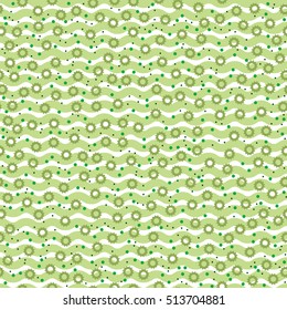 Geometric seamless pattern - dot and gear,earth color