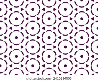 Geometric seamless pattern editable vector design