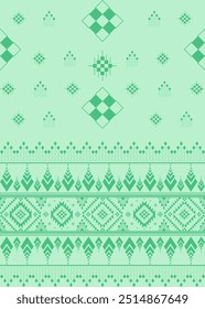 Geometric seamless pattern with elements, vector, texture, 