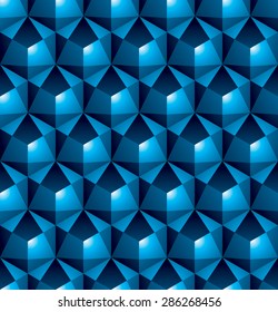 Geometric seamless pattern, endless colorful vector regular background. Abstract covering with 3d cubes and squares.