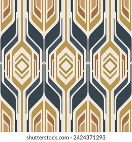 Geometric Seamless Pattern ethnic culture polygonal texture background