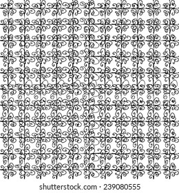 Geometric seamless pattern in ethnic folk style.