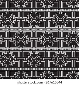 Geometric Seamless Pattern in Ethnic Style for Your Business