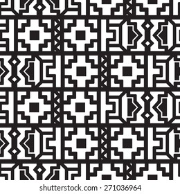 Geometric Seamless Pattern in Ethnic Style for Your Business