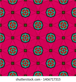 Geometric seamless pattern ethnic and tribal motifs. Vintage retro style ornament for wrapping paper, wallpaper, carpet, and textile.