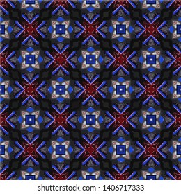 Geometric seamless pattern ethnic and tribal motifs. Vintage retro style ornament for wrapping paper, wallpaper, carpet, and textile.