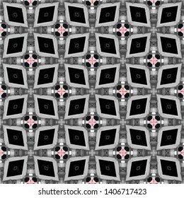 Geometric seamless pattern ethnic and tribal motifs. Vintage retro style ornament for wrapping paper, wallpaper, carpet, and textile.