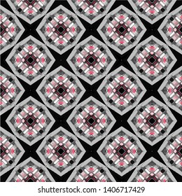 Geometric seamless pattern ethnic and tribal motifs. Vintage retro style ornament for wrapping paper, wallpaper, carpet, and textile.