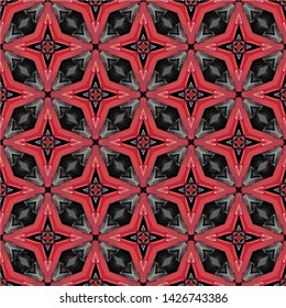 Geometric seamless pattern ethnic and tribal motifs. Vintage retro style ornament for wrapping paper, wallpaper, carpet, and textile