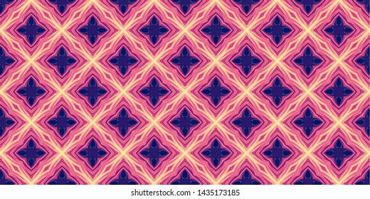 Geometric seamless pattern ethnic and tribal motifs. Vintage retro style ornament illustration