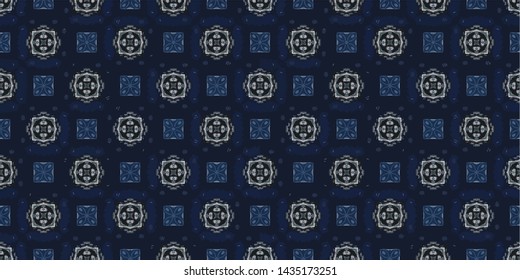 Geometric seamless pattern ethnic and tribal motifs. Vintage retro style ornament illustration