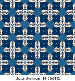 Geometric seamless pattern ethnic and tribal motifs. Vintage retro style ornament illustration